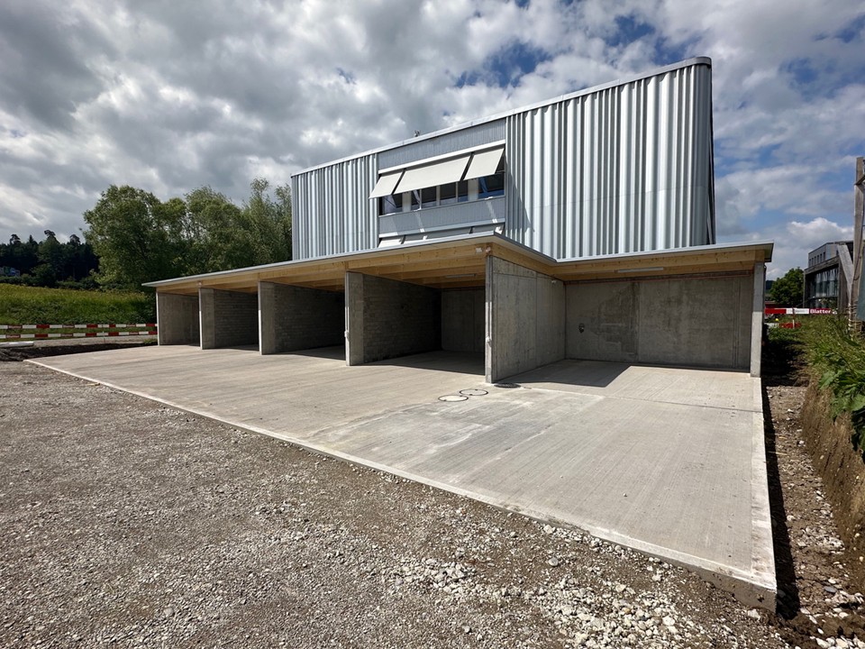 Das neue Materialdepot des Läbesruums.